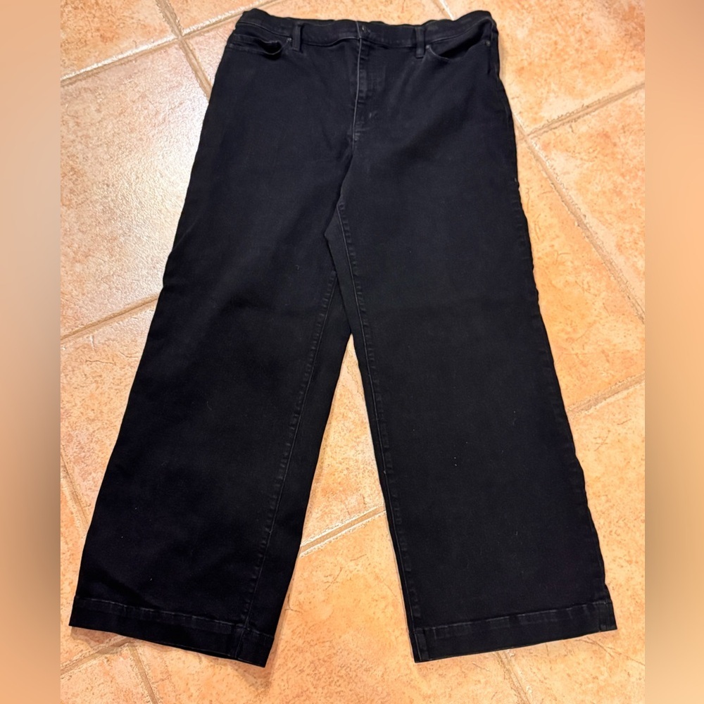 Lands' End Classic Black jeans - Picture 2 of 4